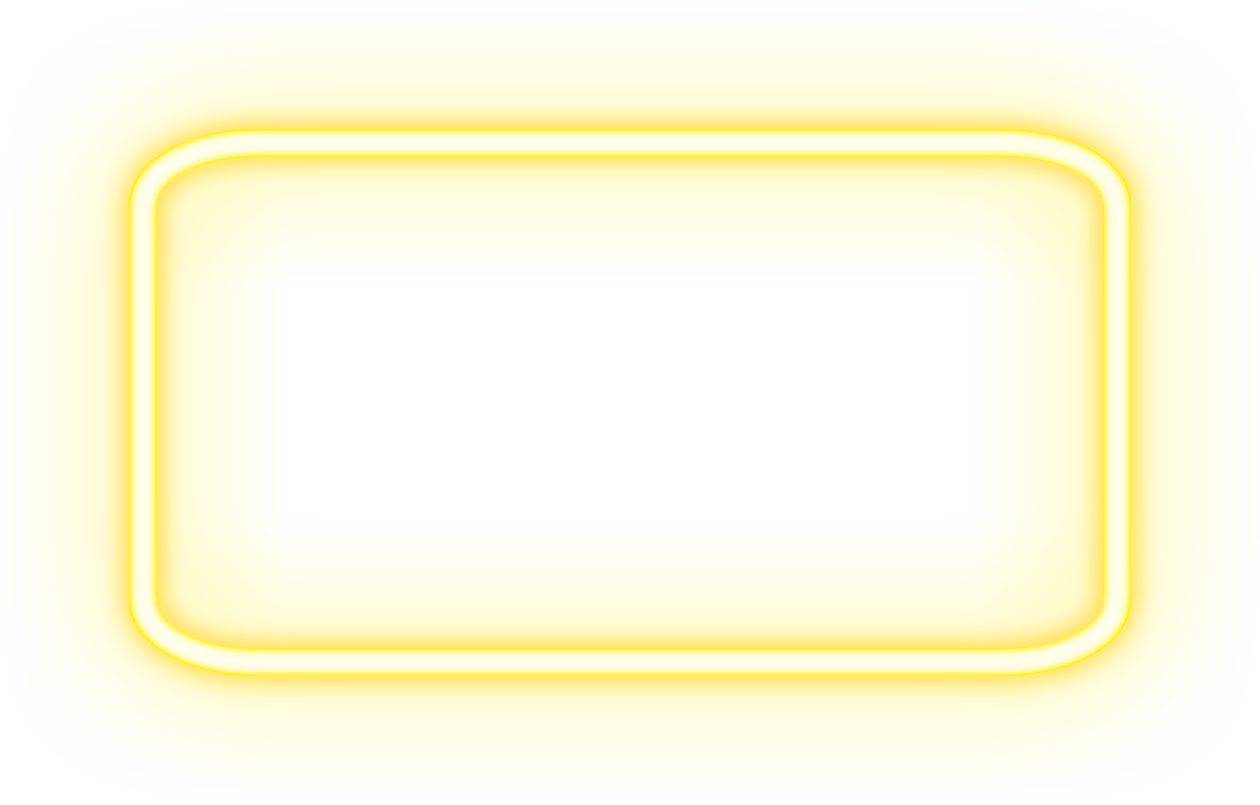 Yellow Neon Rectangle